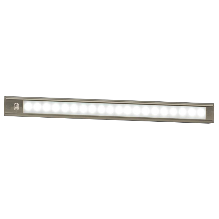 produktbild framifrån visande Interiör LED – List 260mm – ON/OFF – Grå – LEA