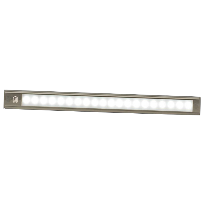 produktbild framifrån visande Interiör LED – List 770mm – ON/OFF – Grå – LEA