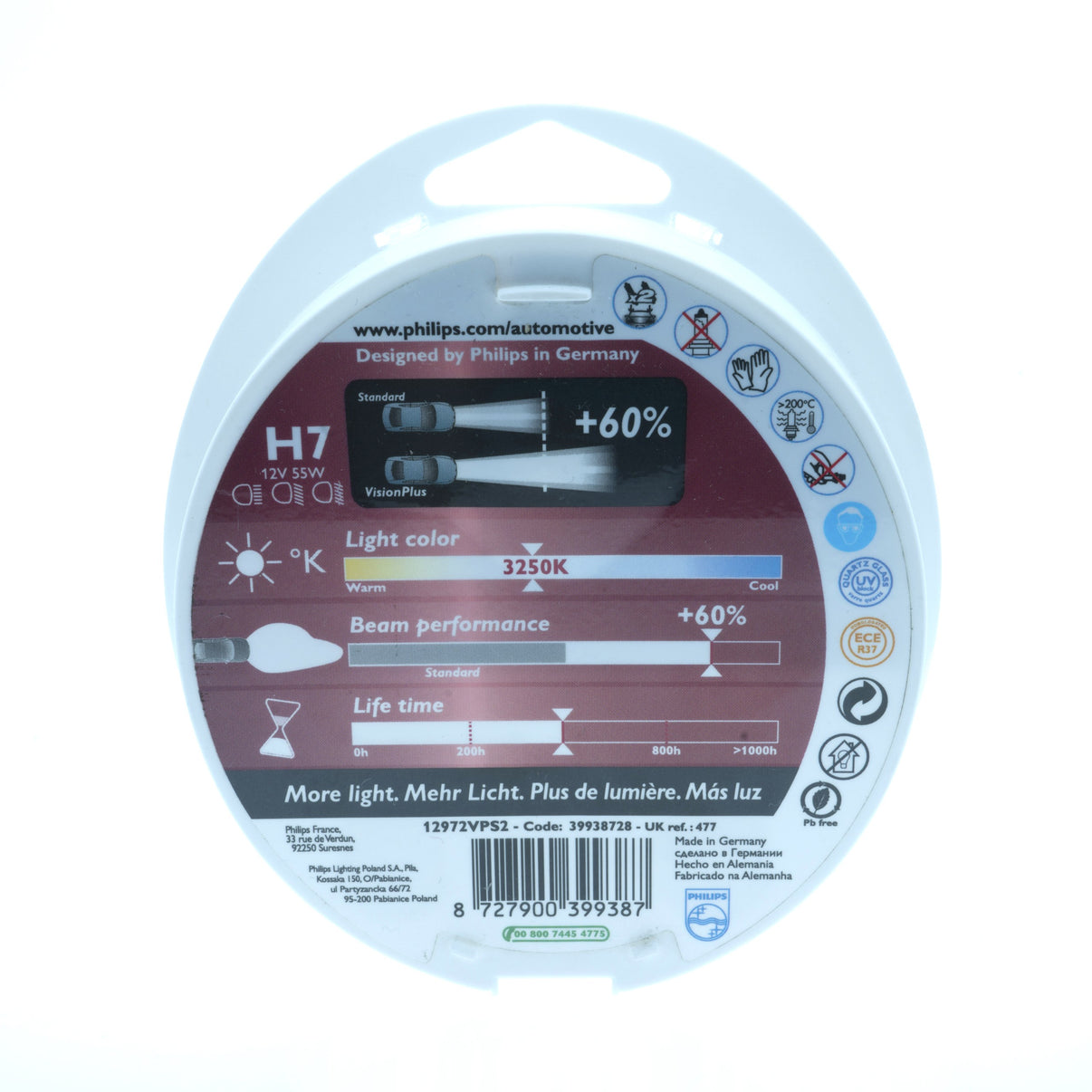 Halogenlampa – PHILIPS – 12V