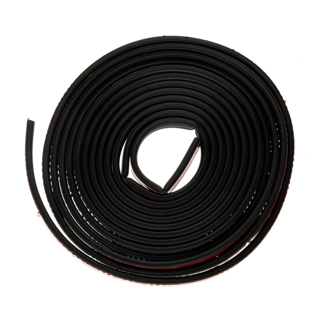 Gummilist för bil – Svart – 11 x 6 mm – 5 m – EPDM