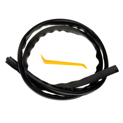 Gummilist för bil – Svart – 1.5 m – EPDM