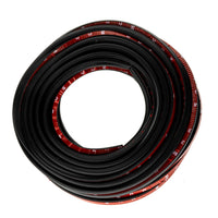 Gummilist för bil – Svart – 12 x 8 mm – 5 m – EPDM