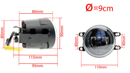 DRL- och dimljus Toyota Avensis II Fl/Camry XV40 m.fl.