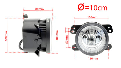 DRL- och dimljus Jeep Wrangler Jk Facelift/Cherokee m.fl.