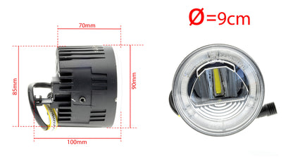 DRL- och dimljus Nissan Qashqai II/Cube Z12 m.fl.