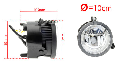 DRL- och dimljus Dodge Avenger/Caliber m.fl.