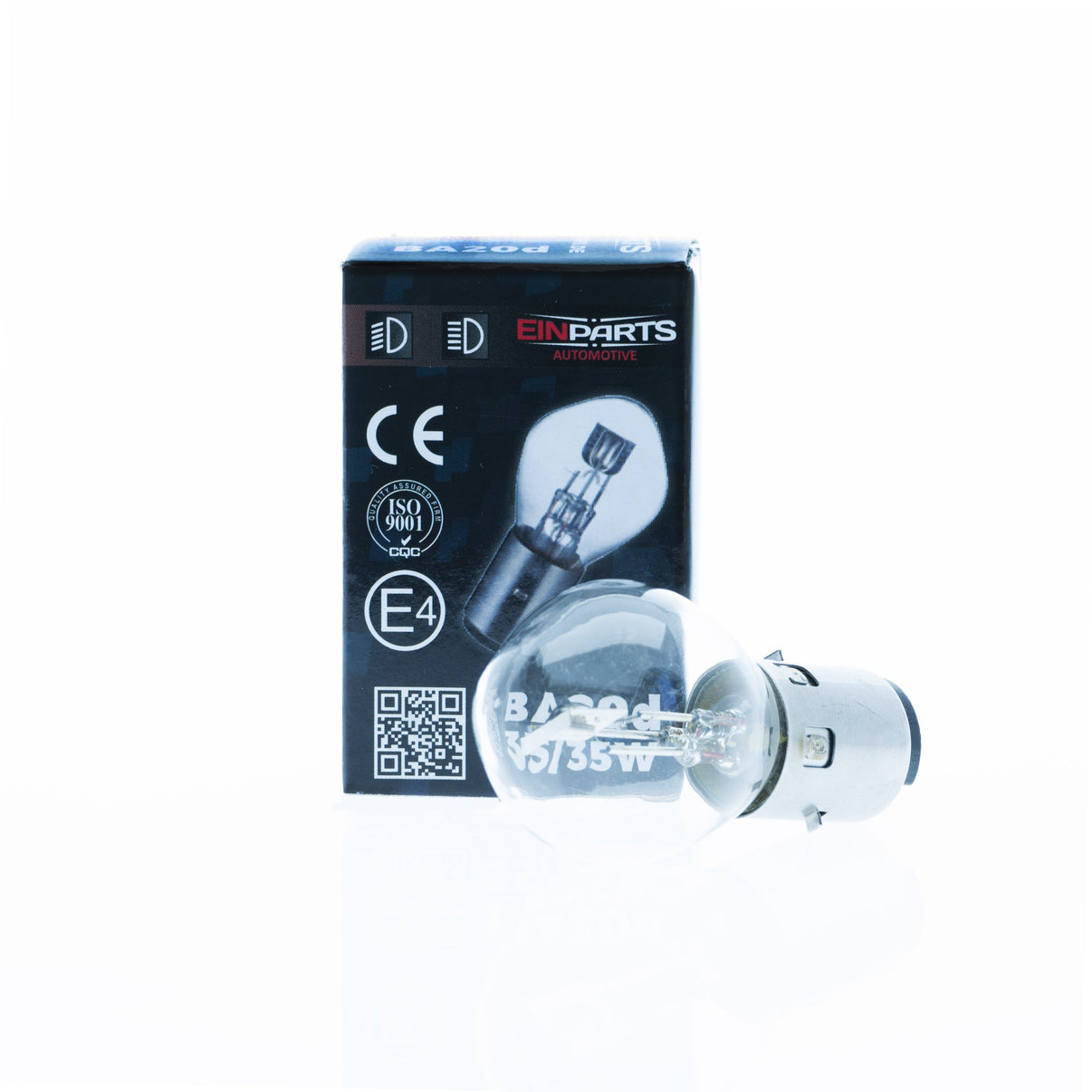 Halogenlampa – BA20D – 3000K – 9V - 16V – 35 W