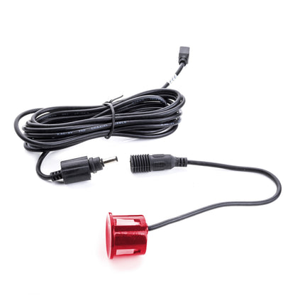 Parkeringssystem med kamera – Röd – 9V - 16V – ultraljudssensor