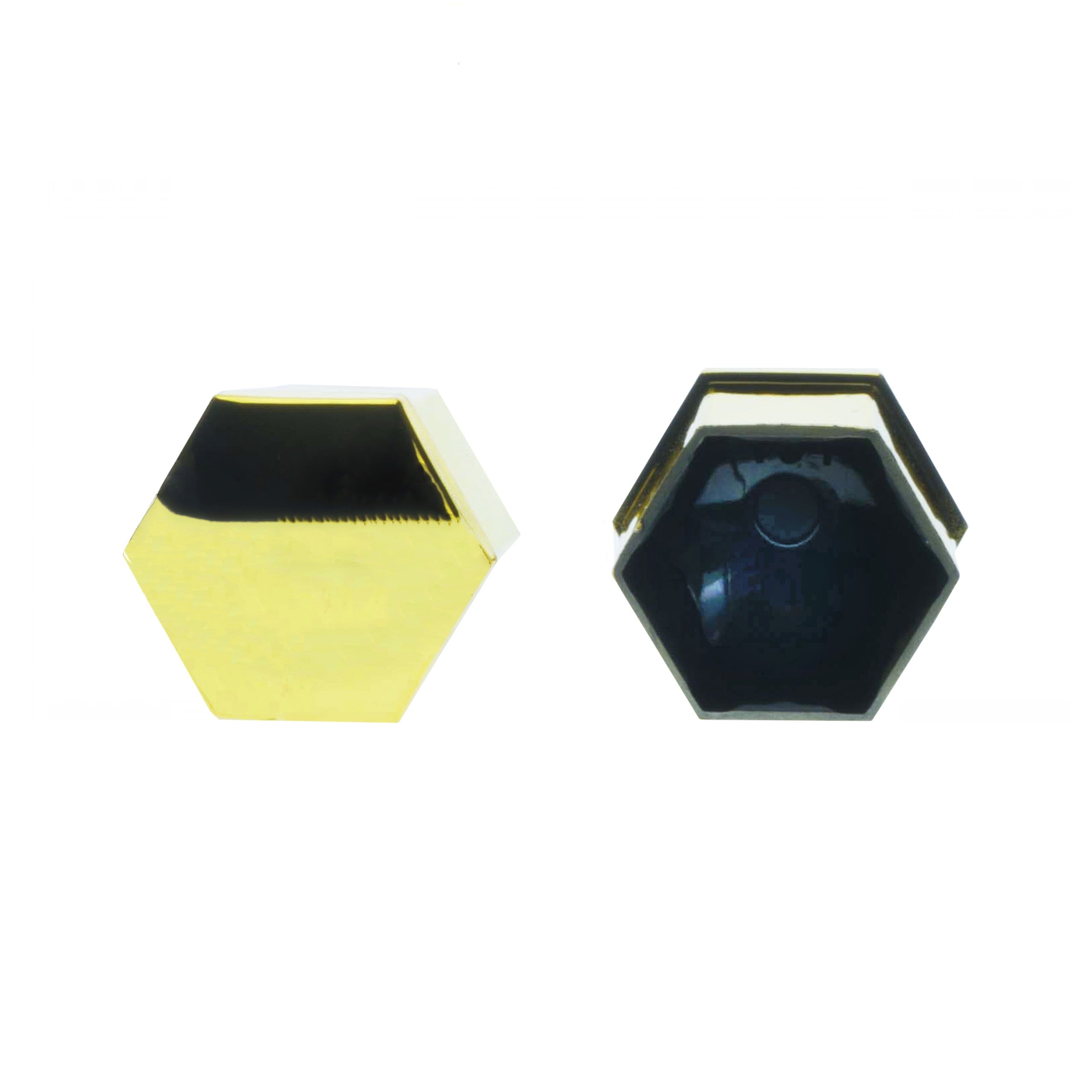 Hjulmutterskydd – metallic-guld – Plast – 20-pack – 18 mm mm
