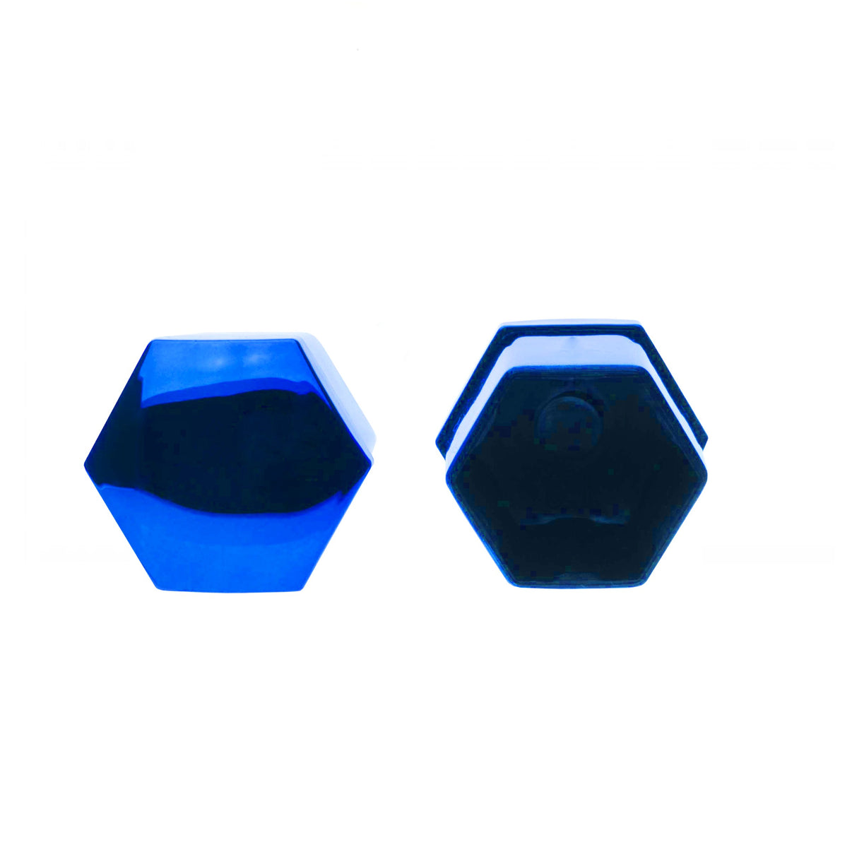 Hjulmutterskydd – Blå (metallic) – Plast – 20-pack – 18 mm mm