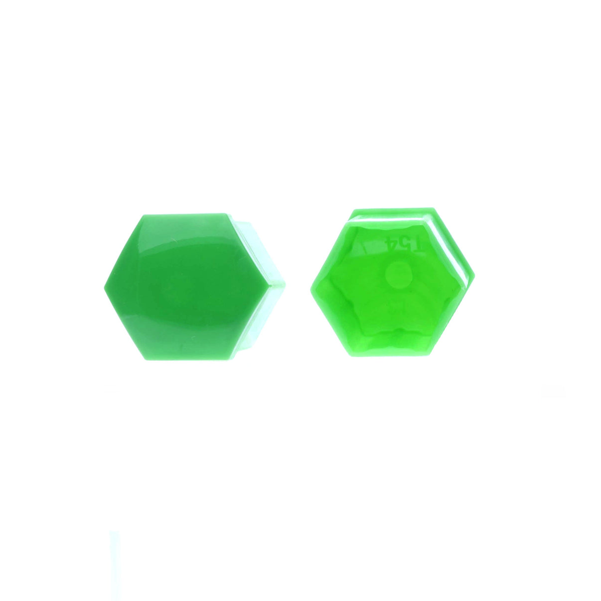 Hjulmutterskydd – Grön – Plast – 20-pack – 24 mm mm