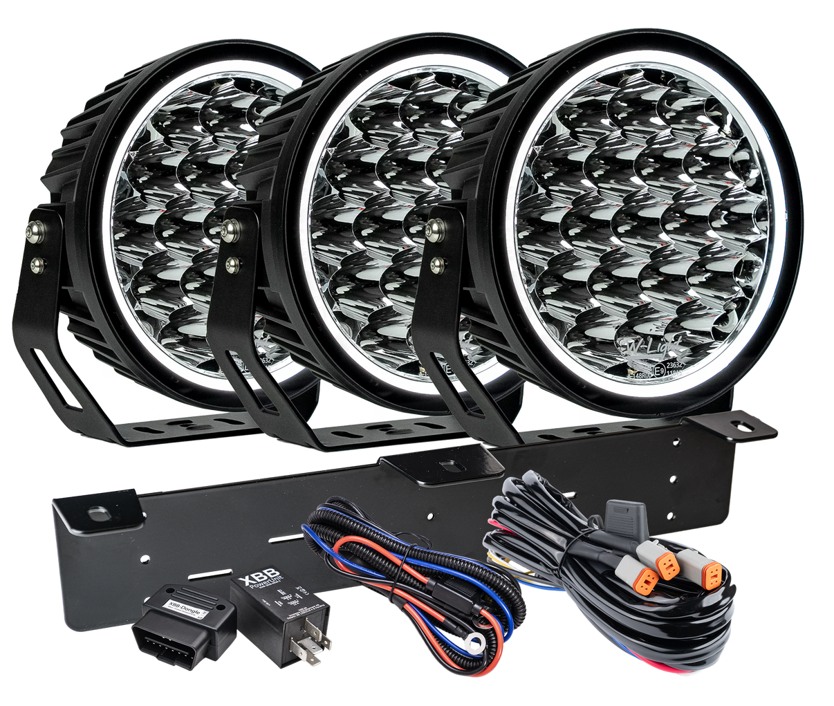 W – Light XTREME W9 RAD3 – produktbild framifrån | W-Light
