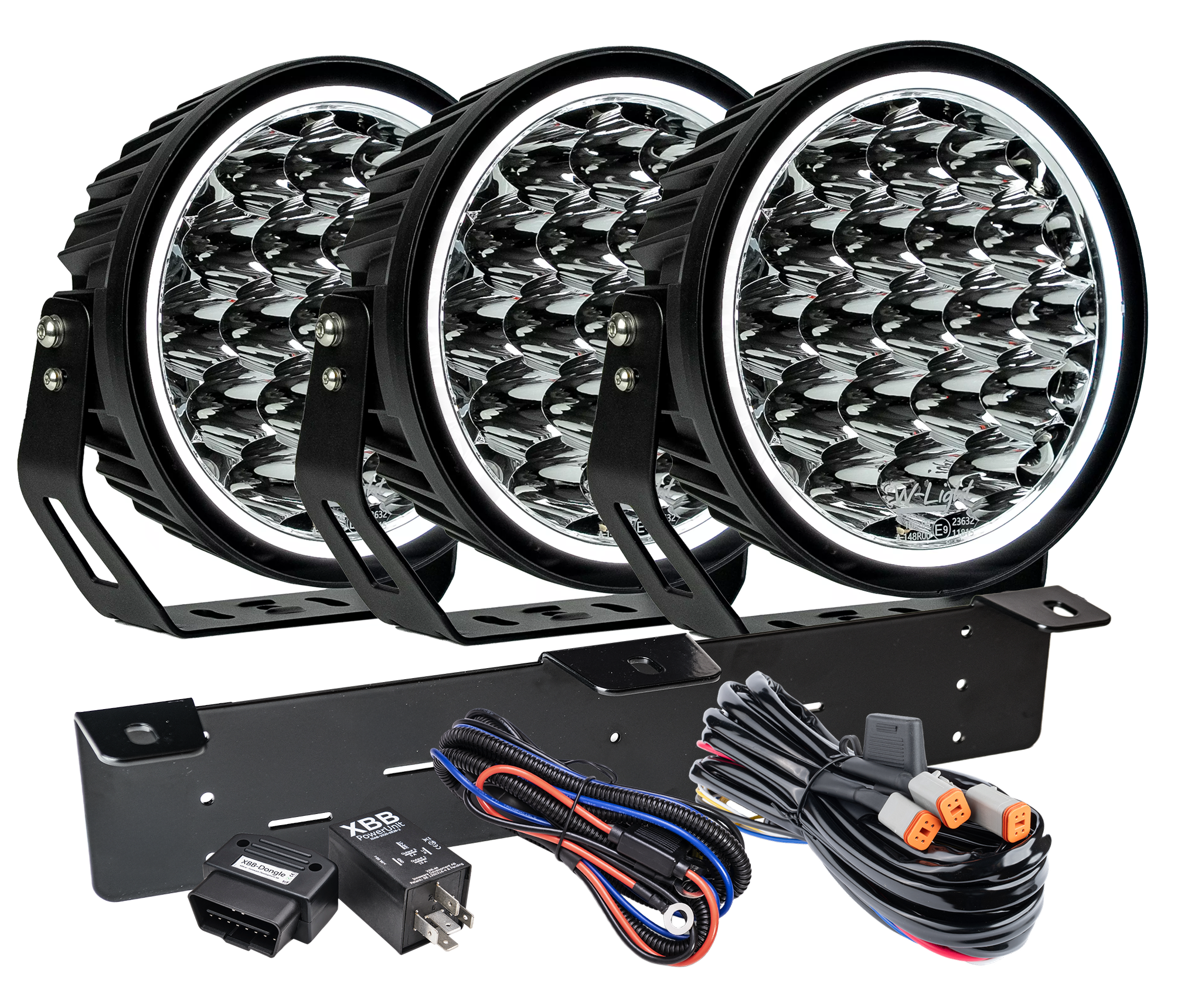 W – Light XTREME W9 RAD3 – produktbild framifrån | W-Light