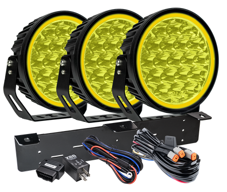 produktbild framifrån visande W – Light XTREME W9 RAD3 – Yellow – W-Light