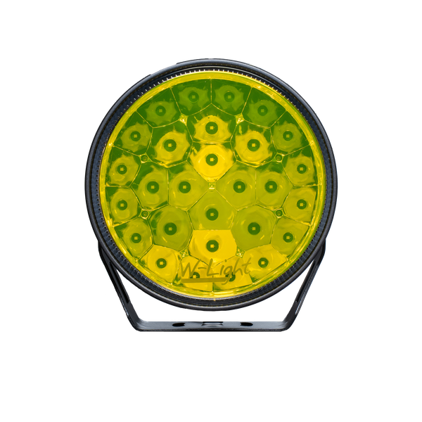 W9 Phoenix 9" DARK EDITION 160W – 5500K – Yellow – produktvy från sidan | PHOENIX