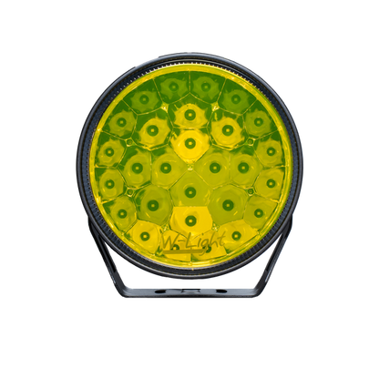 W9 Phoenix 9" DARK EDITION 160W – 5500K – Yellow – produktvy från sidan | PHOENIX