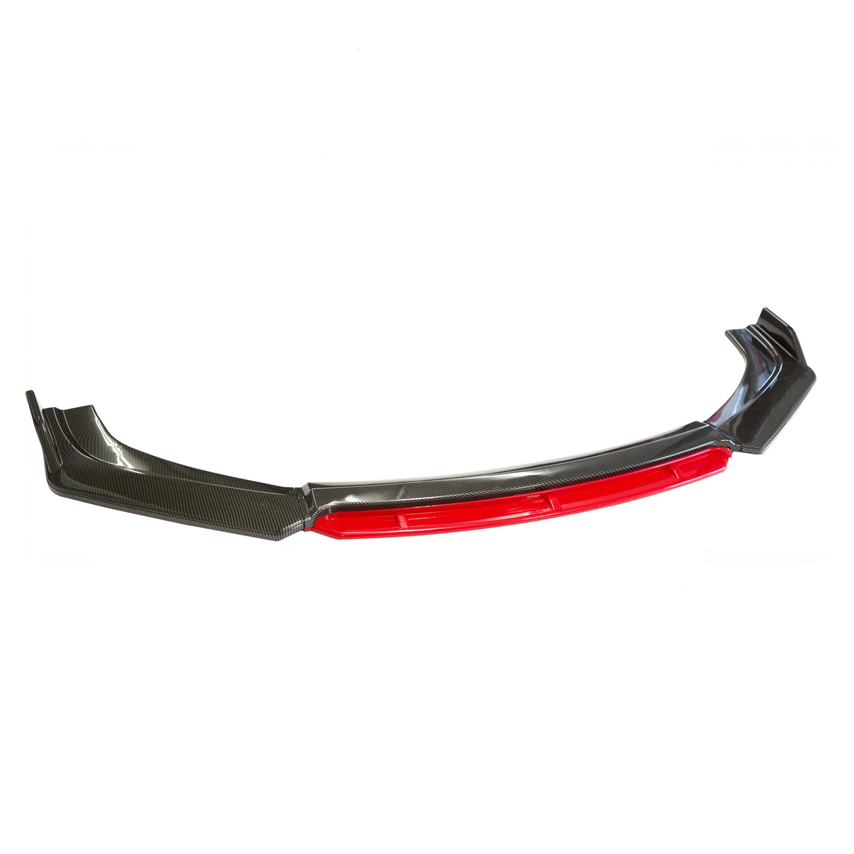 Frontsplitter – Röd inserts – ABS