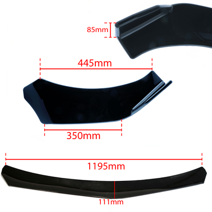 Frontsplitter – Svart gloss – ABS