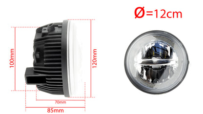 DRL- och dimljus – 6000K – 10 W – 9V - 32V