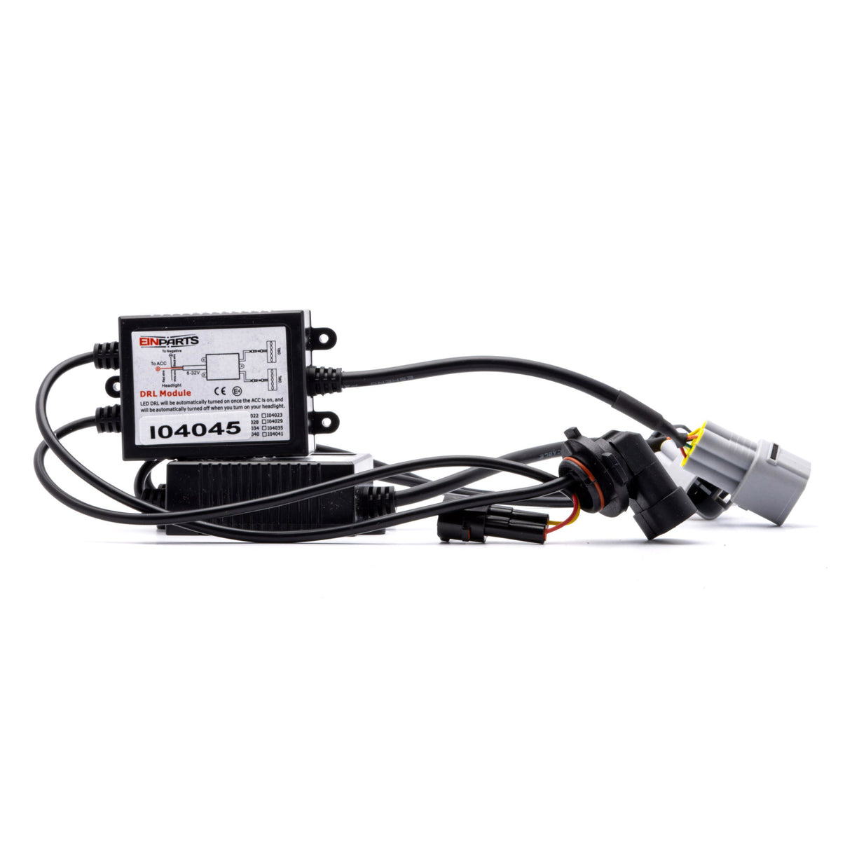 DRL- och dimljus – 6000K – 10 W – 9V - 16V