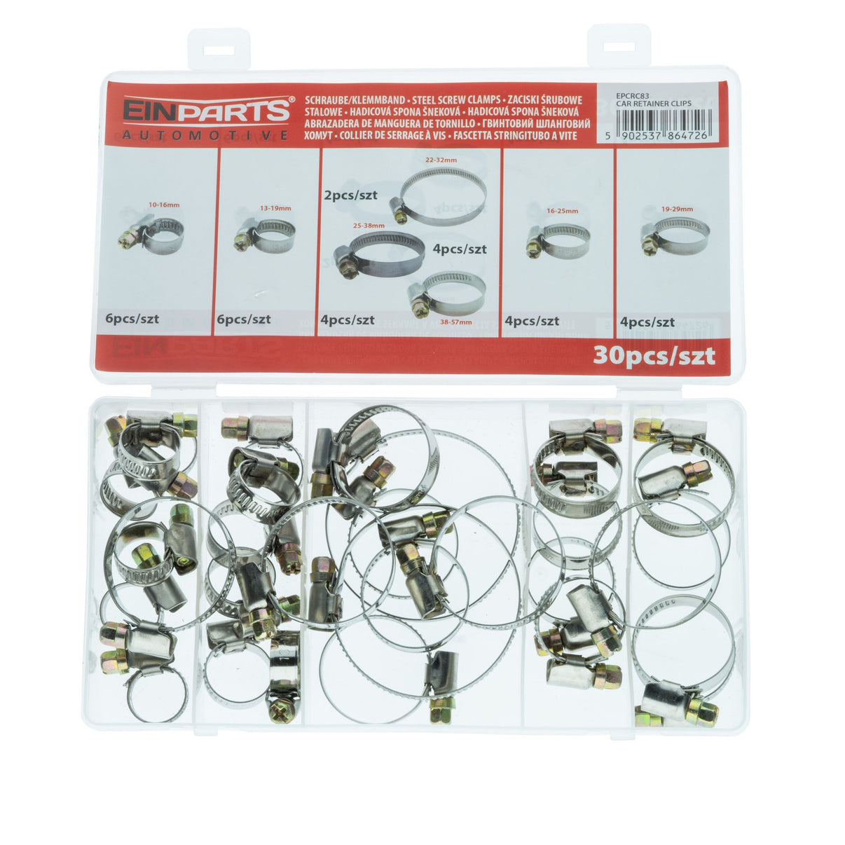 Fästclips – 30-pack