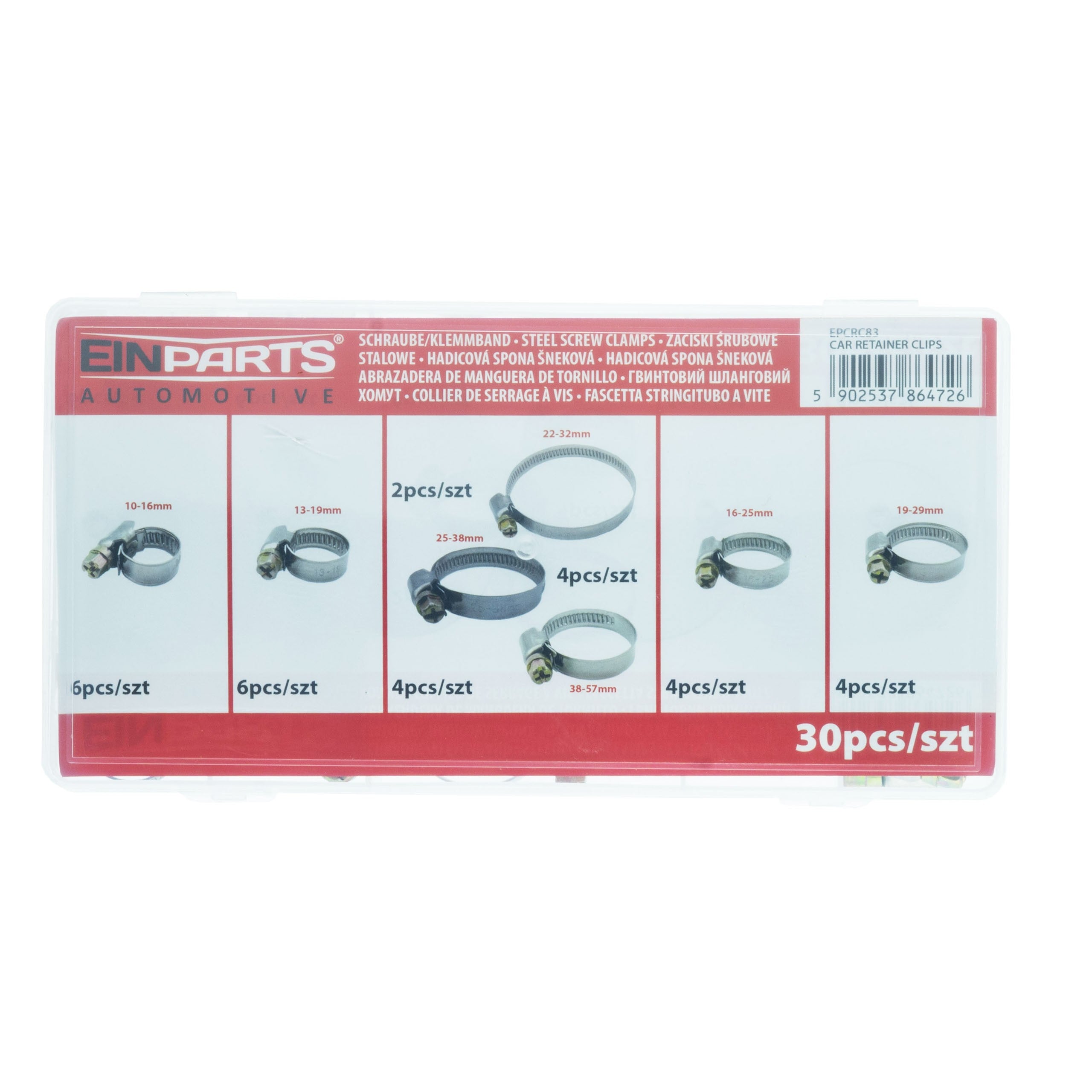 Fästclips – 30-pack