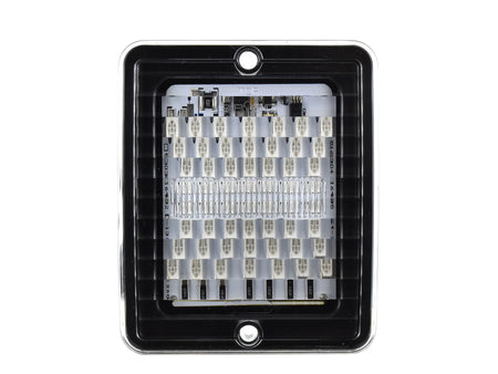 BriodLights LED baklampa bak – bromslampa klart glas 10 – 30 V – produktbild framifrån | Briodlights