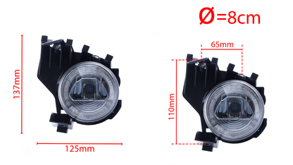 DRL- och dimljus Subaru Impreza III/Impreza Wrx
