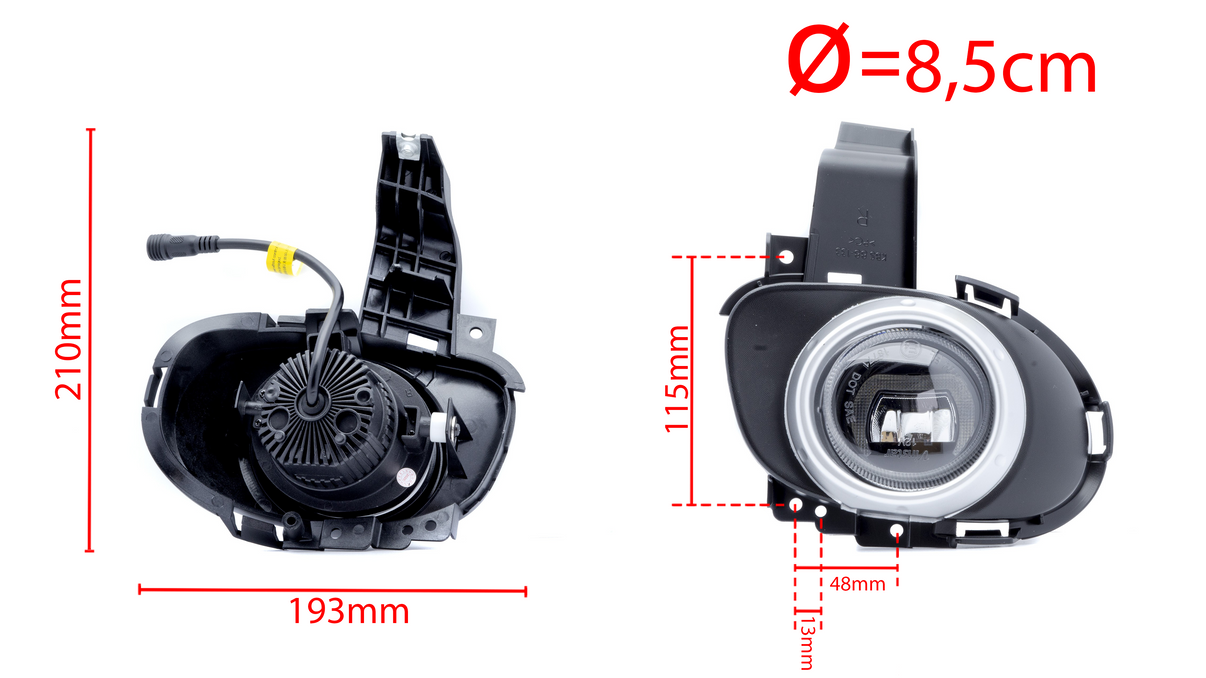 DRL- och dimljus Mazda III