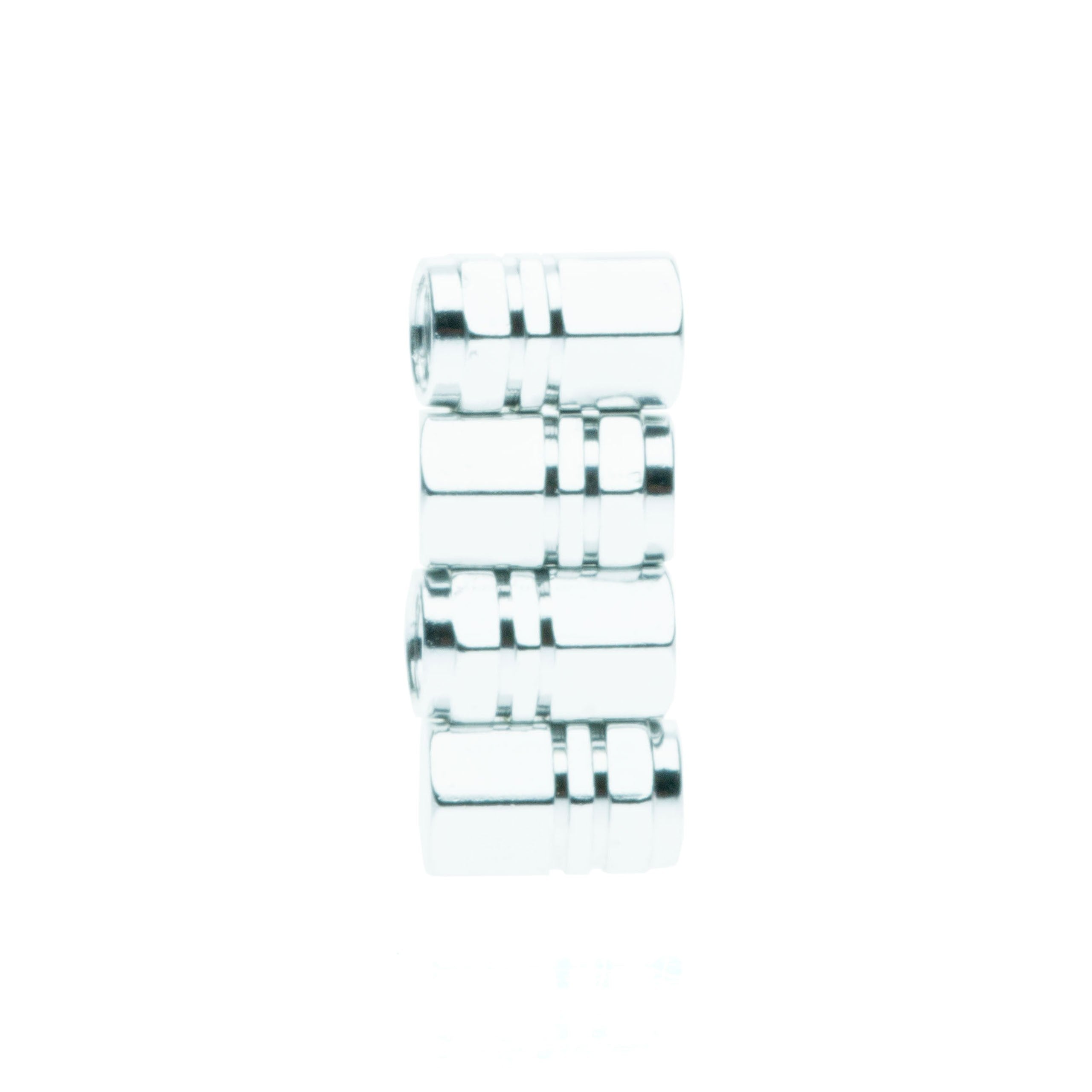 Ventilhattar – Silver – 4-pack