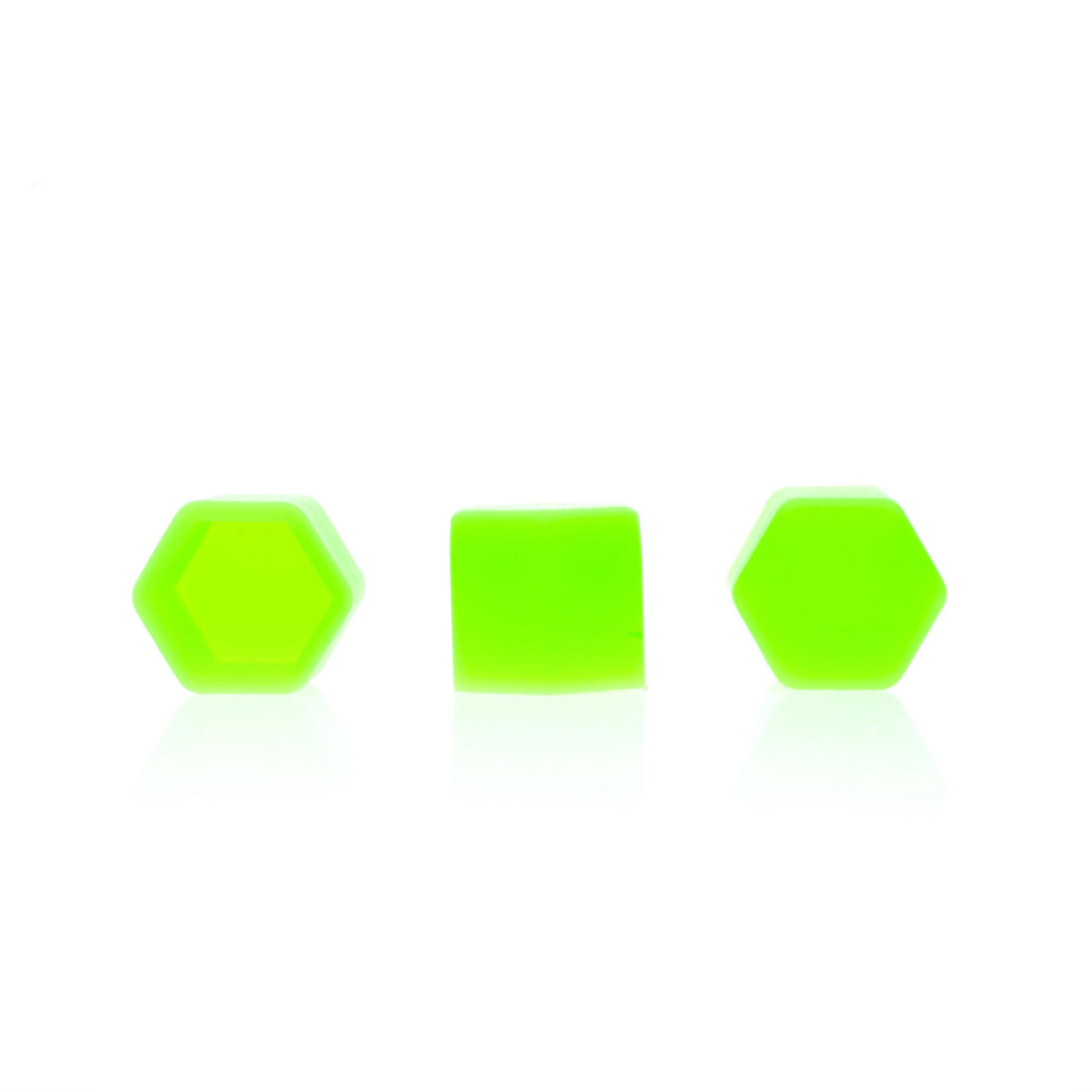 Hjulmutterskydd – Grön – Silikon – 20-pack – 17 mm
