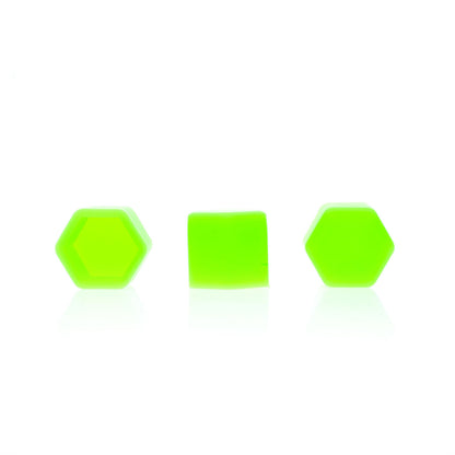 Hjulmutterskydd – Grön – Silikon – 20-pack – 17 mm