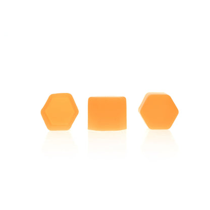 Hjulmutterskydd – Orange – Silikon – 20-pack – 17 mm
