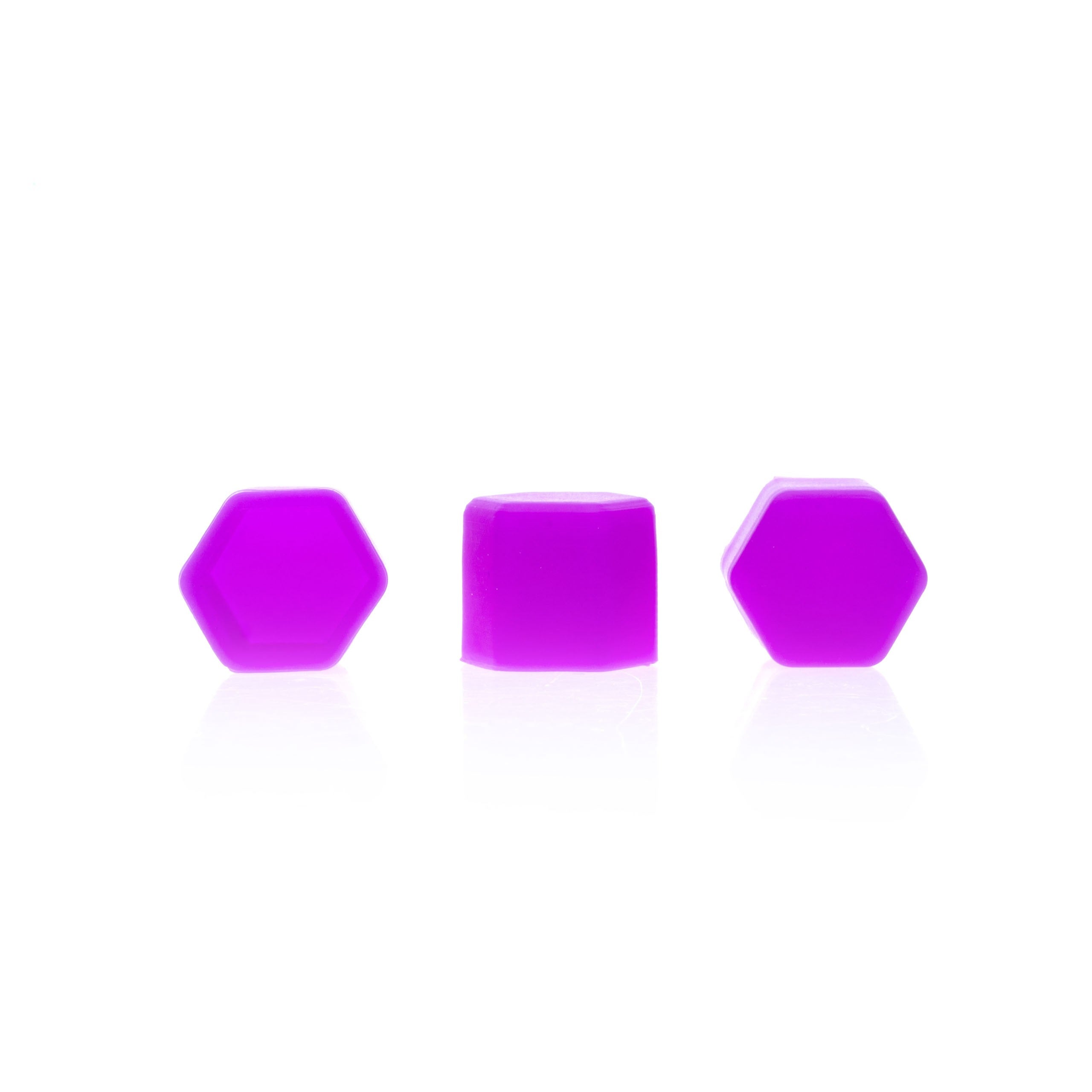 Hjulmutterskydd – Lila – Silikon – 20-pack – 17 mm