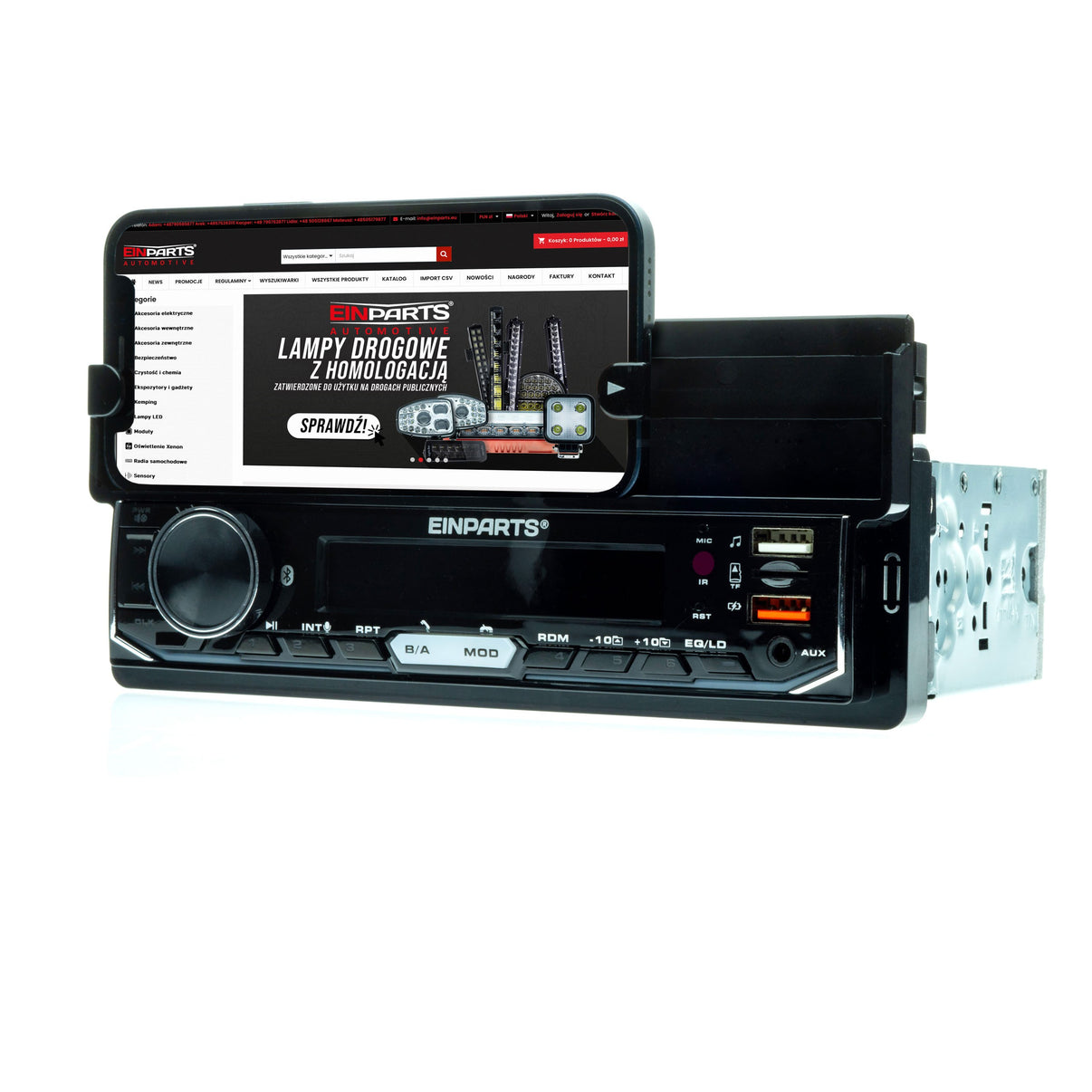 1-DIN-bilstereo