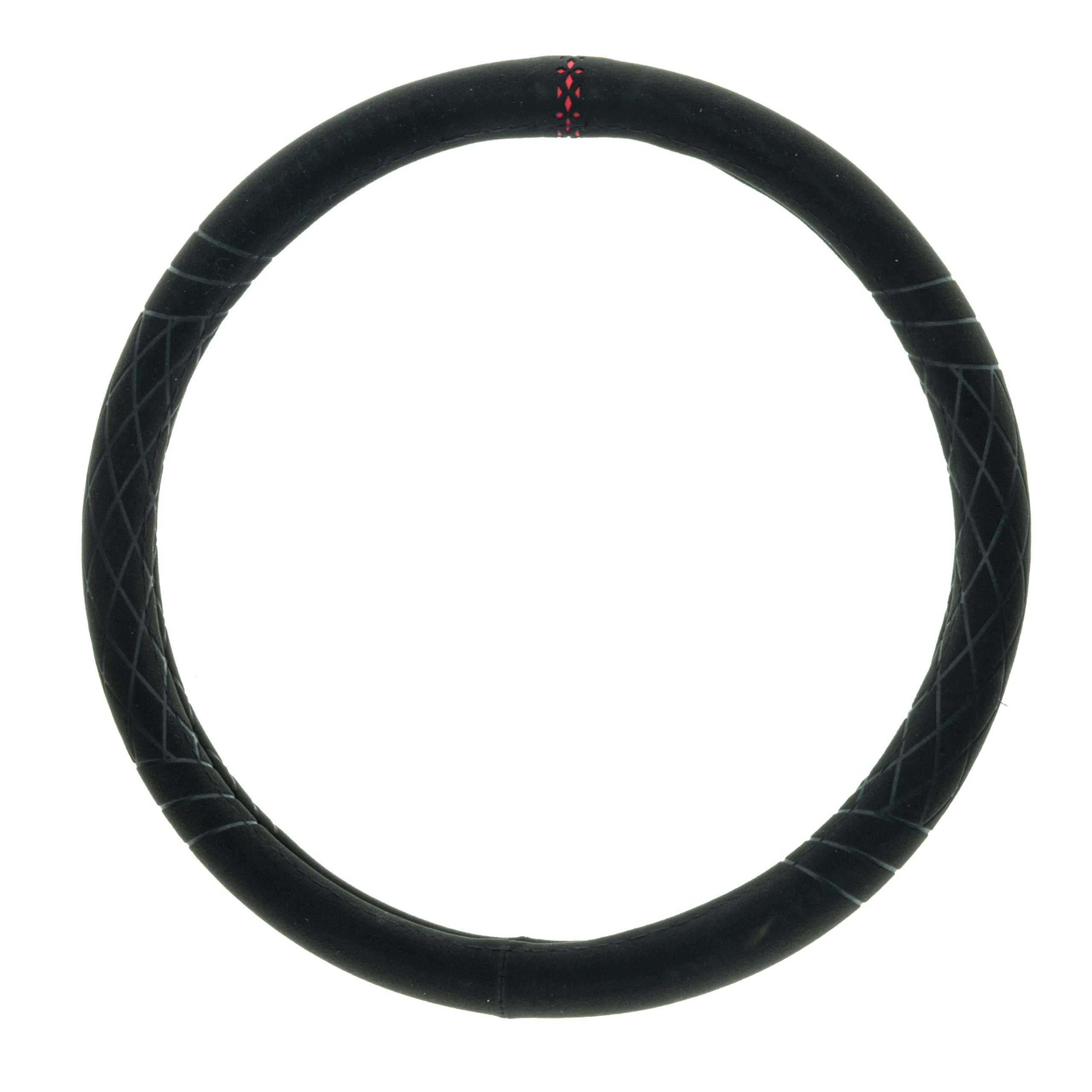 Rattskydd – Svart – Zamsz, Rattdiameter: 37-39 cm