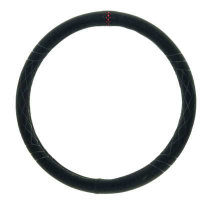 Rattskydd – Svart – Zamsz, Rattdiameter: 37-39 cm