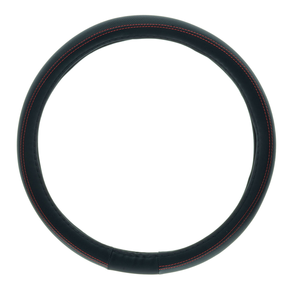 Rattskydd – Svart – Konstläder, Rattdiameter: 37-39 cm