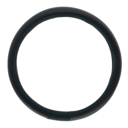 Rattskydd – Svart – Konstläder, Rattdiameter: 37-39 cm