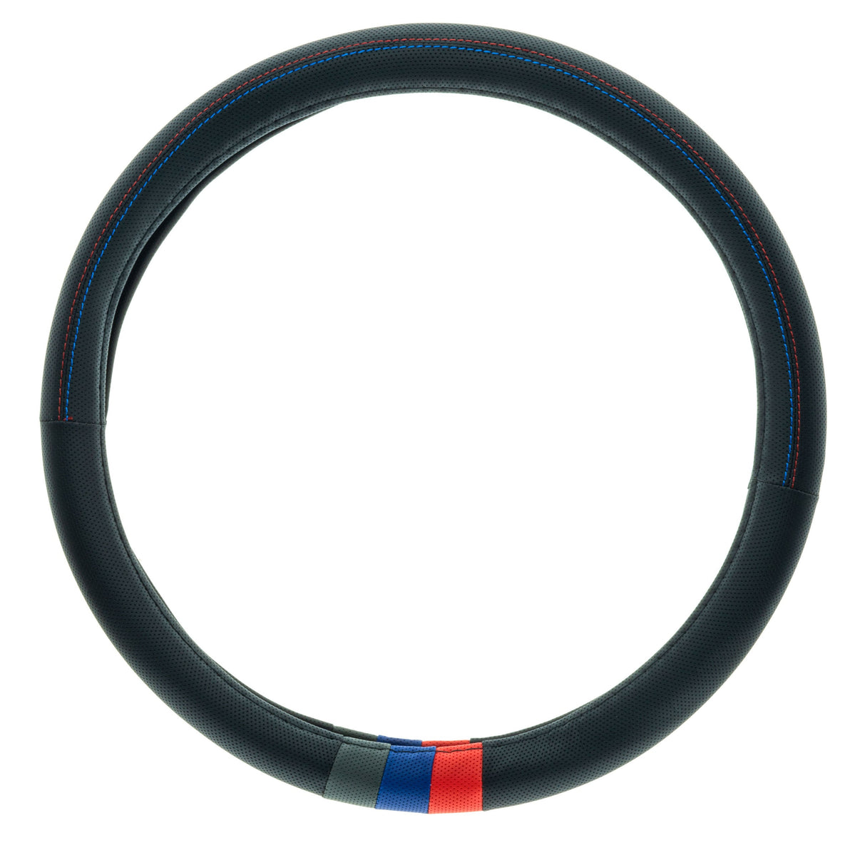 Rattskydd – Svart – Konstläder, Rattdiameter: 37-39 cm