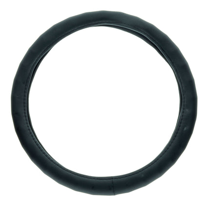 Rattskydd – Svart – Konstläder, Rattdiameter: 37-39 cm