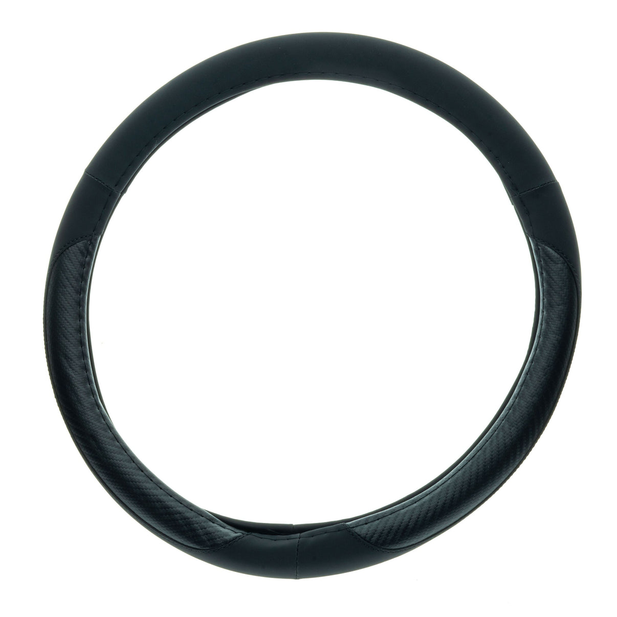 Rattskydd – Svart – Konstläder, Rattdiameter: 37-39 cm