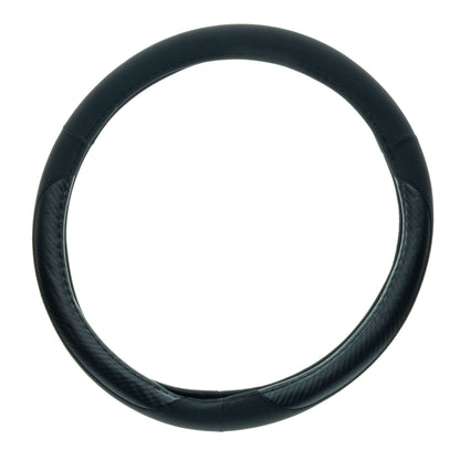 Rattskydd – Svart – Konstläder, Rattdiameter: 37-39 cm