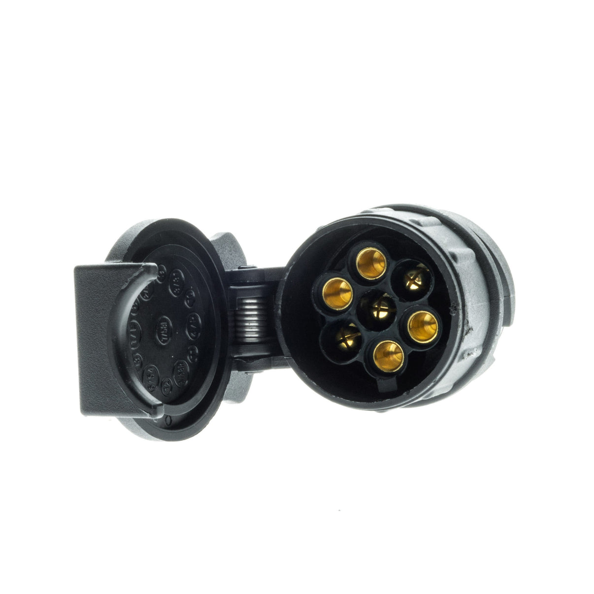 Släpvagnskontakt – Svart – 9V battery – 5,3 x 19,5 x 4 cm – Plast
