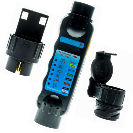 Släpvagnskontakt – Svart – 9V battery – 5,3 x 19,5 x 4 cm – Plast