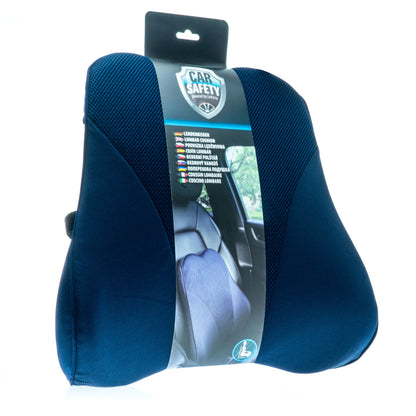 Bilkudde och nackstöd – Grå – 44 × 43 × 13 cm – Knitwear, Memory foam, Nät