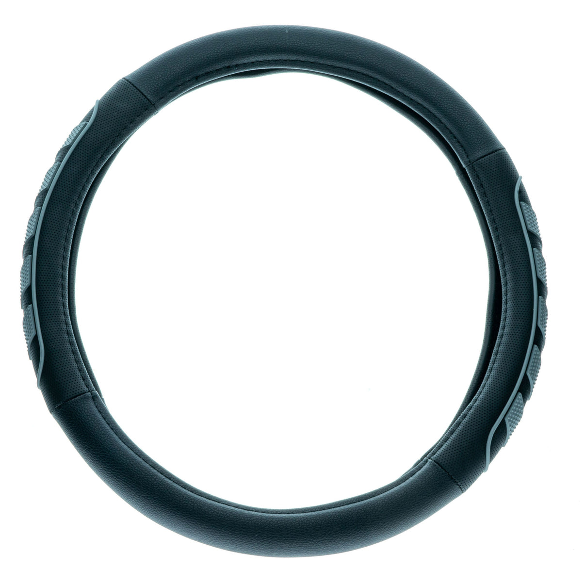 Rattskydd – Svart – Konstläder, Rattdiameter: 37-39 cm