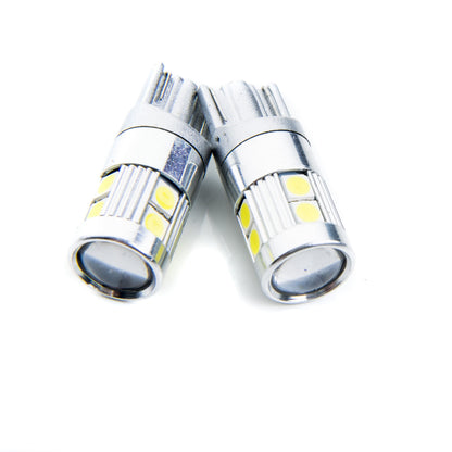LED-lampa för bil – W5W – W2,1x9,5d – 6000K – 9 LED – SMD 3030 – 2-pack