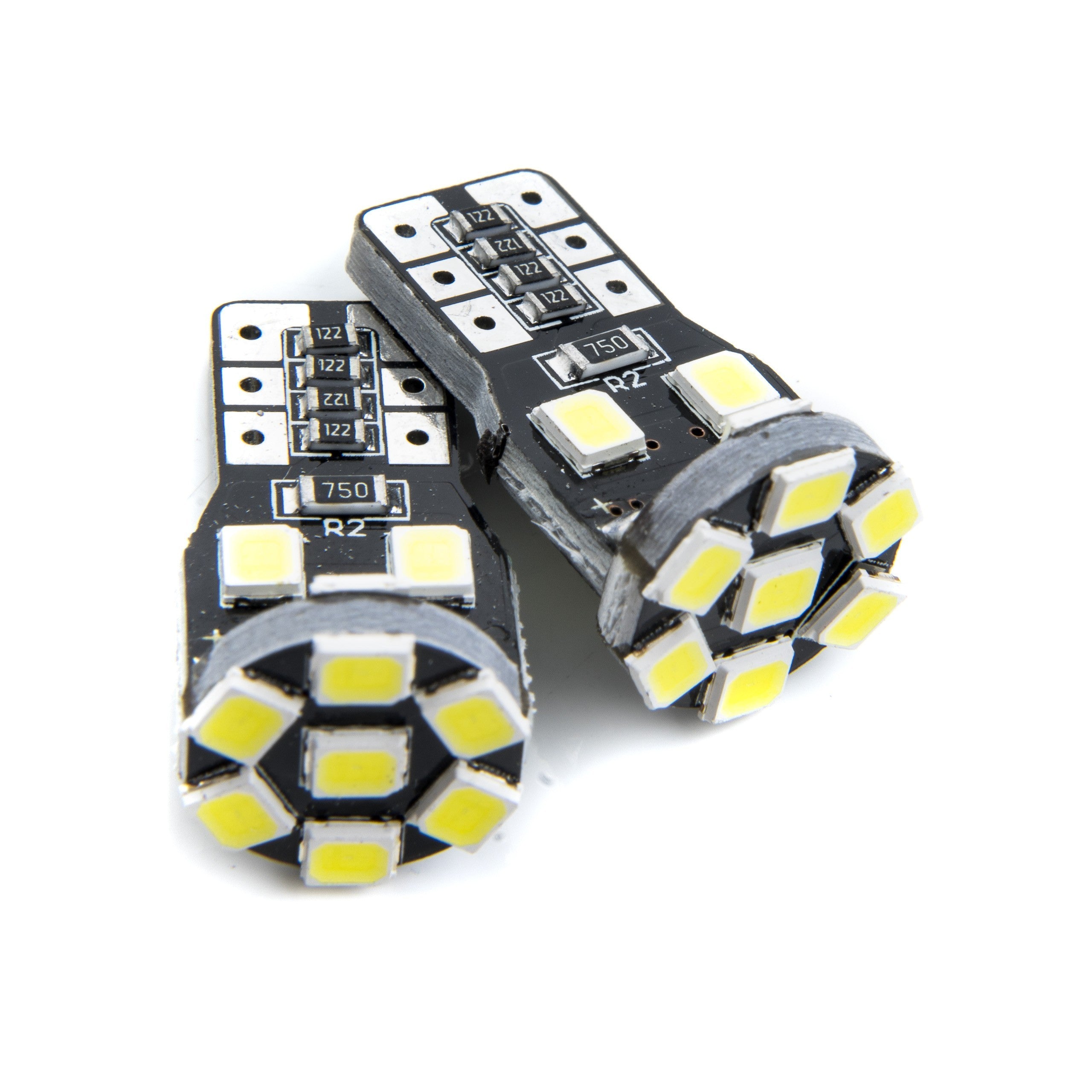 LED-lampa för bil – W5W – W2,1x9,5d – 6000K – 13 LED – SMD 2835 – 2-pack