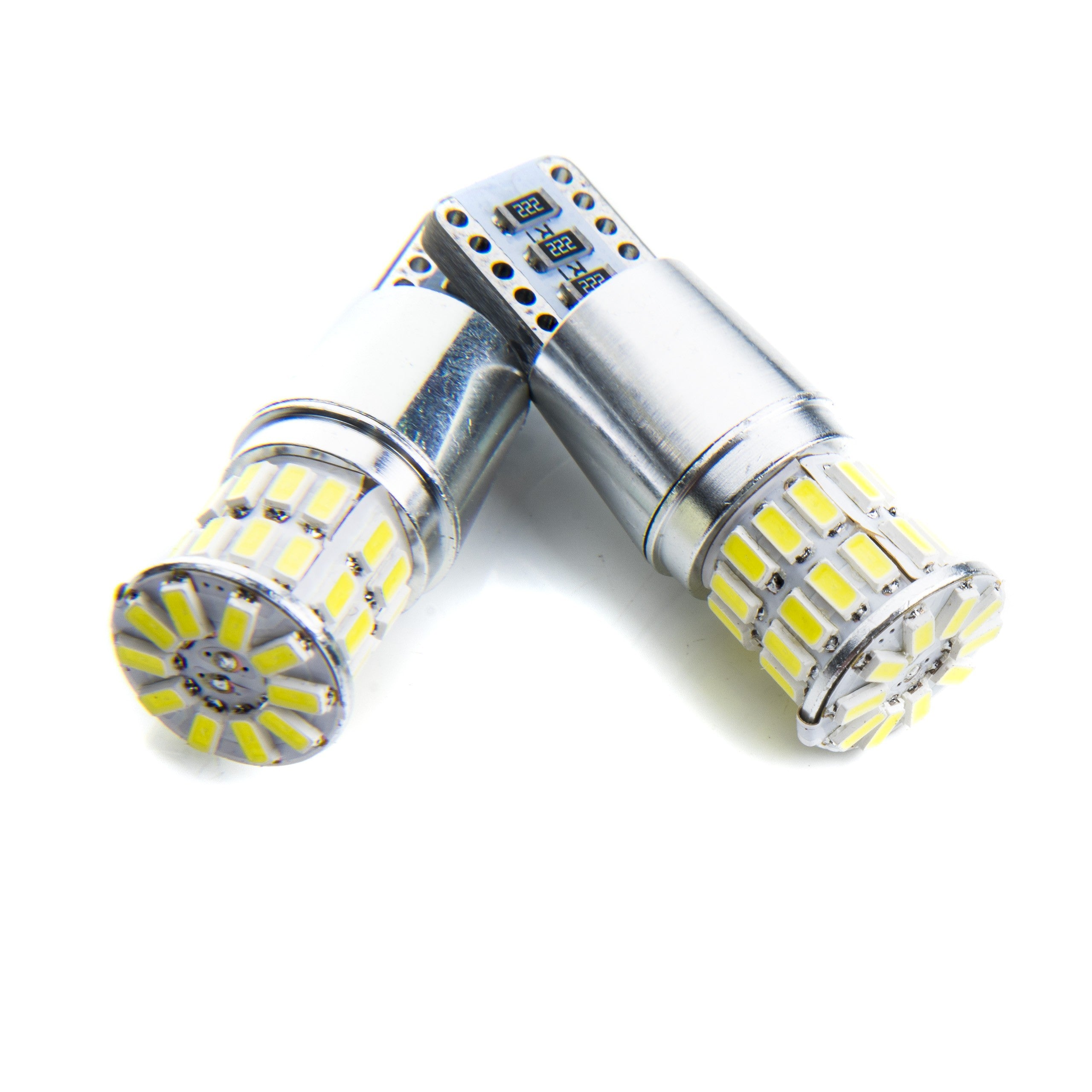 LED-lampa för bil – W5W – W2,1x9,5d – 6000K – 38 LED – SMD 3014 – 2-pack